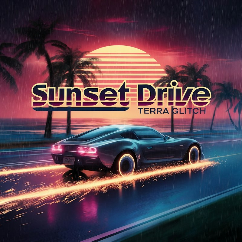 Official Sunset Drive single cover by Terra Glitch
