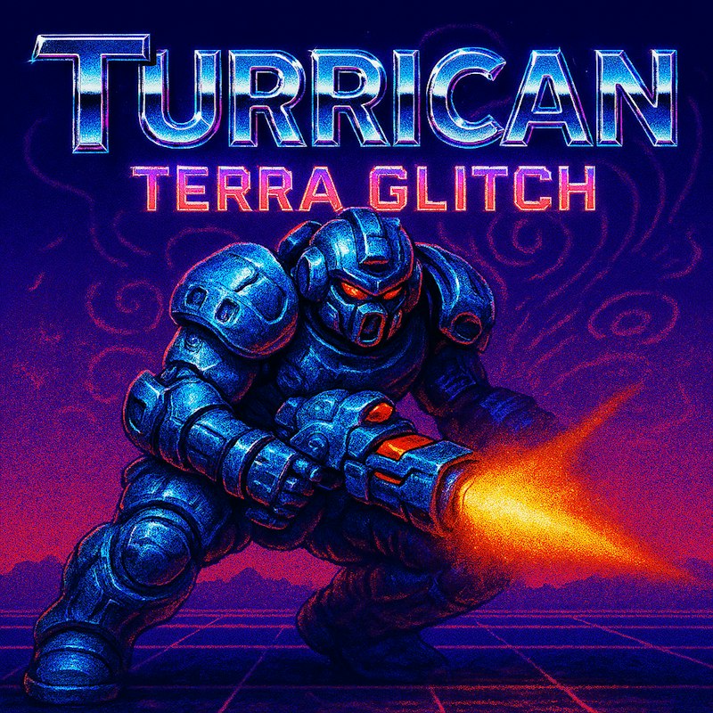 Official Turrican album cover by Terra Glitch